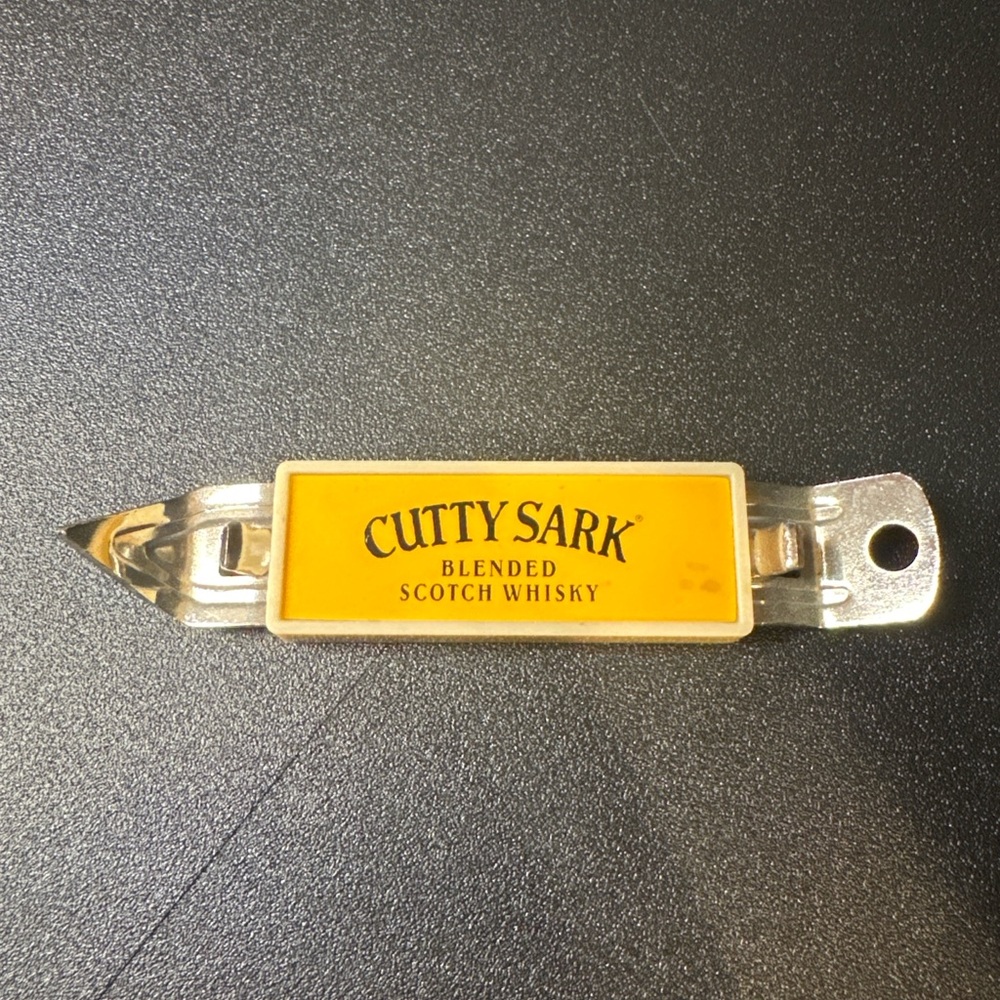 Vintage Cutty Sark Scotch‎ Whisky Advertising Can Bottle Opener